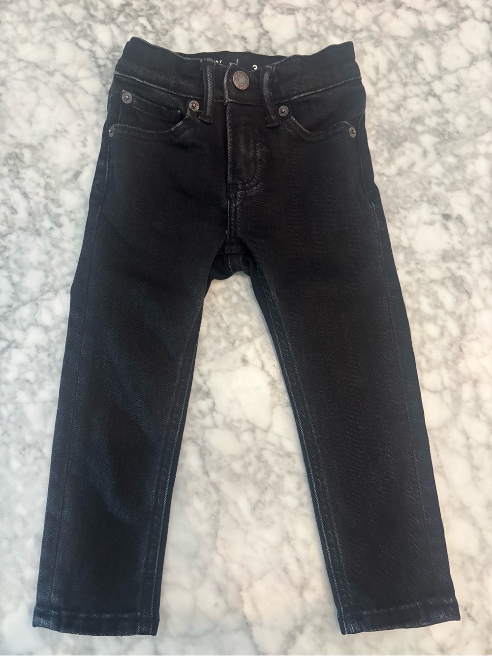 Baby Gap Boys size 3 stretchy skinny jeans black